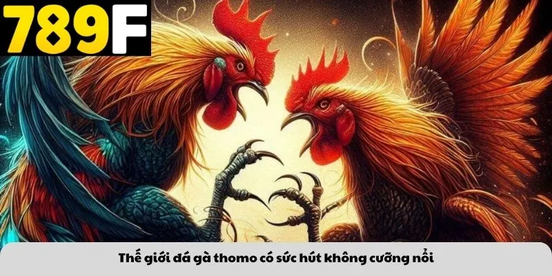 Thế giới đá gà thomo có sức hút không cưỡng nổi