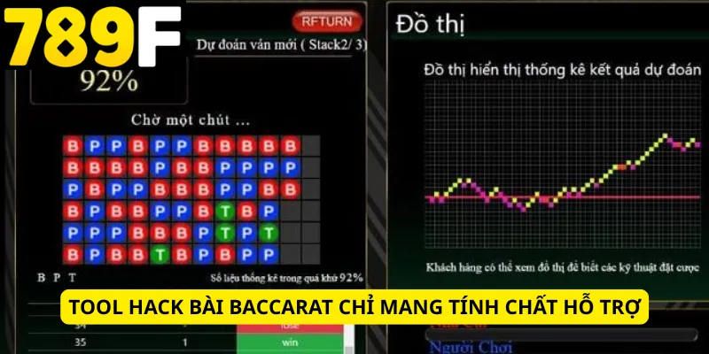 Tool hack bài baccarat chỉ mang tính chất hỗ trợ